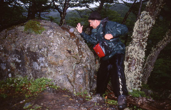 Nach 3 Stunden Wanderung Im Regen kommen einem seltsame Ideen